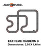 Circuito de Scalextric Compact Ampliado Extreme Raiders B