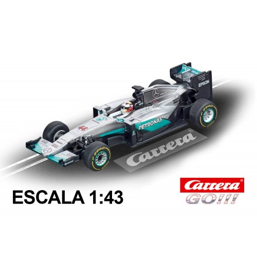 Coche Carrera Go Mercedes F1 W07 Hybrid Hamilton