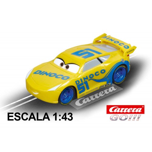 Coche Carrera Go Disney Cars 3 Dinoco Cruz