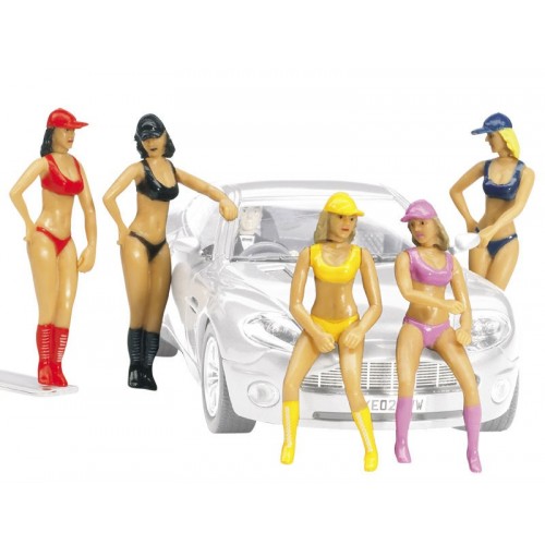 Figuras de decoração de Pit Babes 5ud Carrera 132-124