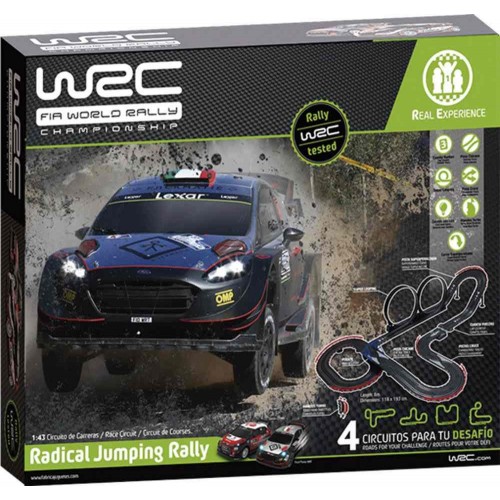Circuito de slot 1:43 WRC Radical Jumping Rally