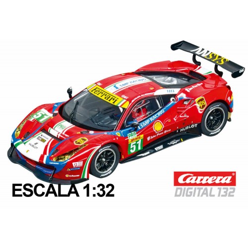 Carro Carrera Digital 132 Ferrari 488 GTE Af Corse nº 51
