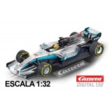 Carrera Digital 132 Mercedes F1 W08 EQ Power Hamiton # 44 carro