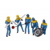 Figuras de decoração mecânica azul amarelo 5ud Carrera 132-124