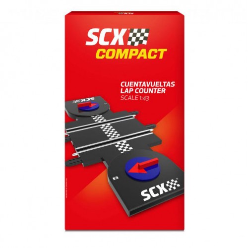 Pista cuenta vueltas mecanico Scalextric Compact