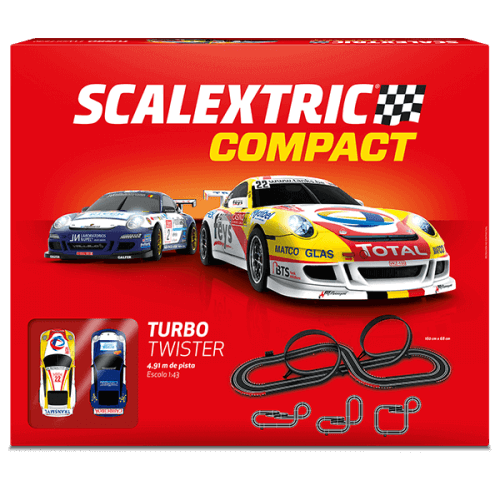 Circuito de Scalextric Compact Turbo Twister