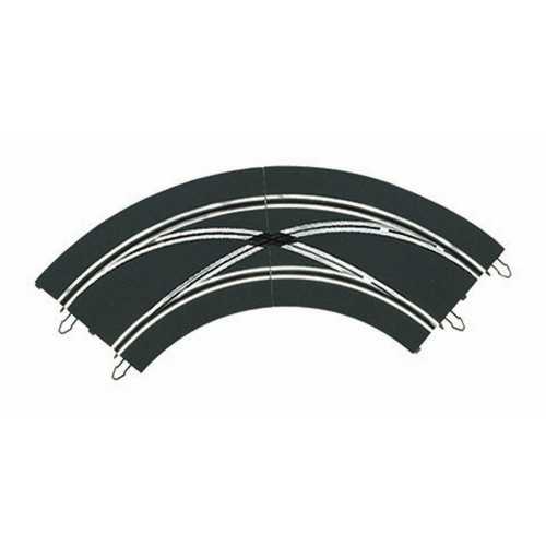 Mudança de trilha curva (1) Sistema Digital Scalextric