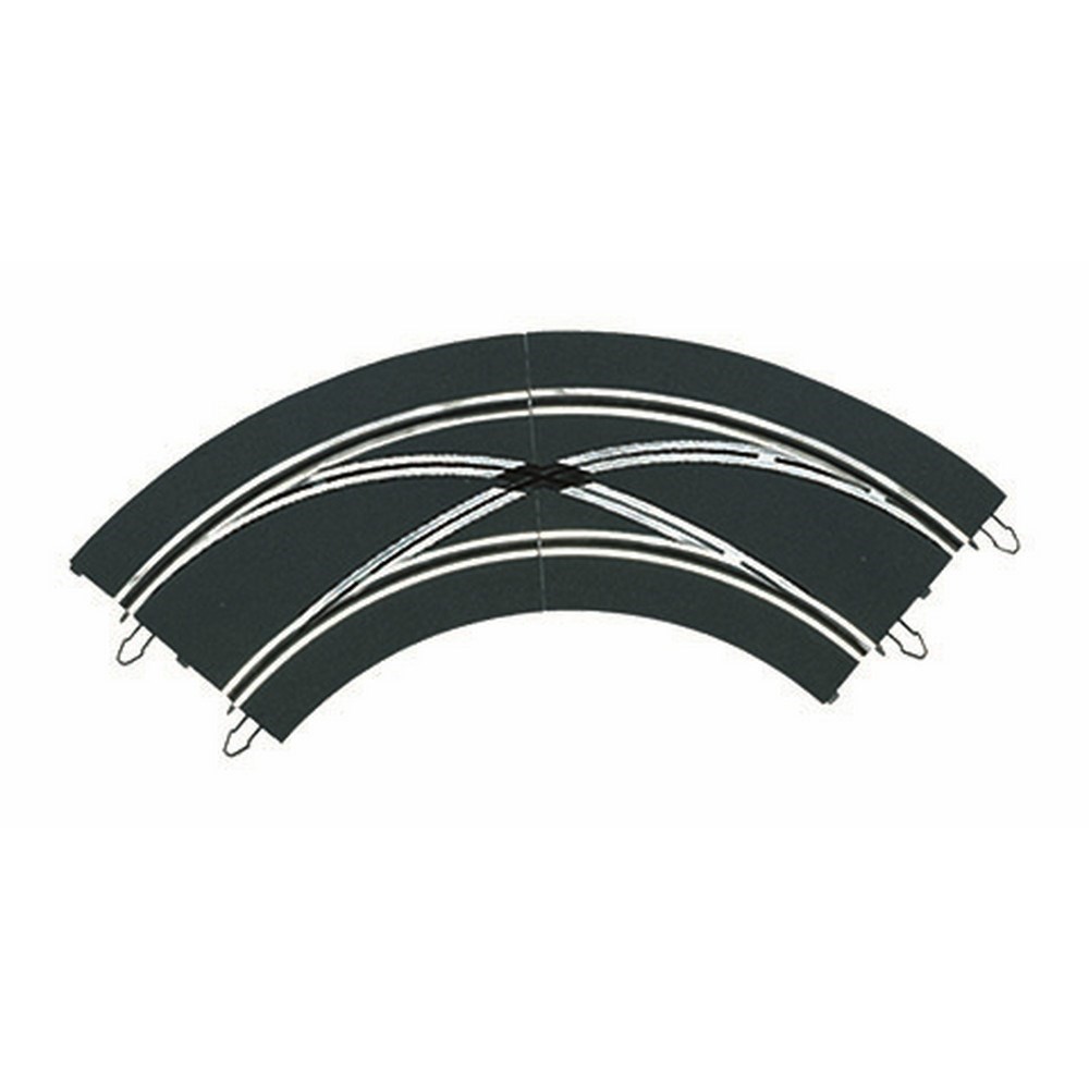 Mudança de trilha curva (1) Sistema Digital Scalextric