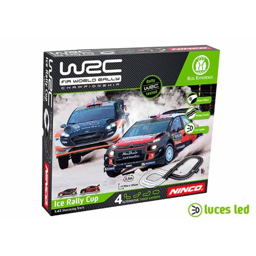 Circuito de slot 1:43 Ninco WRC Ice Rally Cup