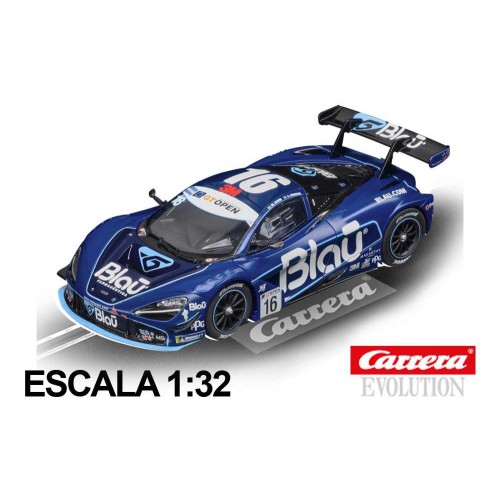 Carrera Evolution McLaren 720S GT3 Blau car