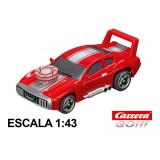 Coche Carrera Go Muscle Car 1 Rojo con luz