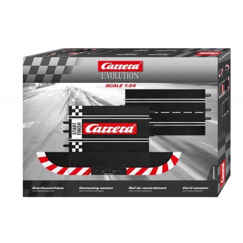Pista de conexion con recta estándar compatible con 26710 y 20709 Carrera Evolution