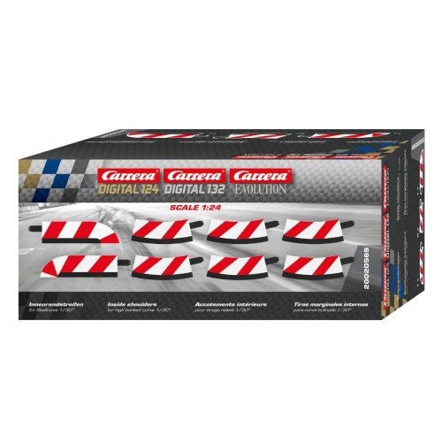 Borde interior curva peraltada 1/30° 6ud Carrera 132-124
