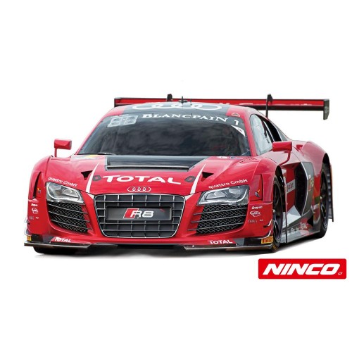 Coche de Scalextric Ninco Analogico Audi R8 Rojo Blancpain n1