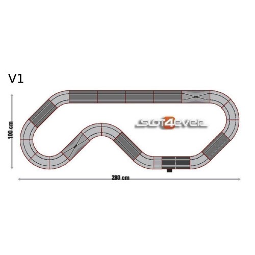 Pacote de expansão do circuito C1D universal Scalextric