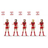 Figuras Decoracion Chicas Parrilla de Salida Gridladies 5ud Carrera 132-124