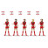Figuras Decoraçao Gridladies 5ud Carrera 132-124