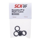 Neumaticos traseros n51 4 ud Diam 20 x 11mm