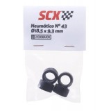 Neumaticos delanteros n43 4 ud Diam 19 x 9 mm