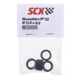 Neumaticos delanteros n53 4 ud Diam 17 x 9 mm