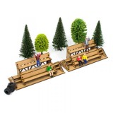 Tribuna Pequeña de Madera Circuito de Slot