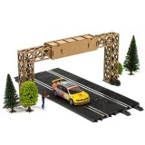 Puente de Publicidad Extensible de Madera Circuito de Slot