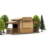 Oficina de Tickets de Madera Circuito de Slot