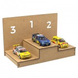 Podio Coches de slot de Madera Circuito de Slot