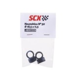 Pneus Scalextric Slick n50 Diam 19 x 12 mm