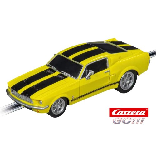 Coche Carrera Go Ford Mustang 67 Yellow
