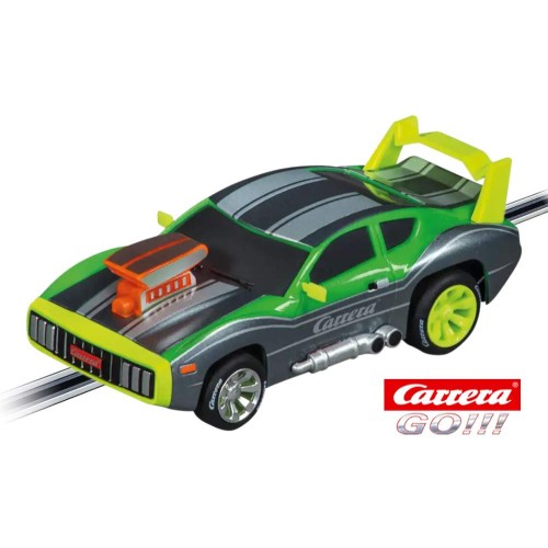 Coche Carrera Go Muscle Car green