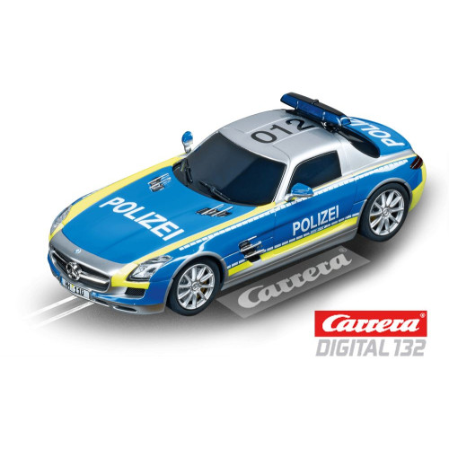 Coche Carrera Digital 132 Mercedes SLS AMG Policia