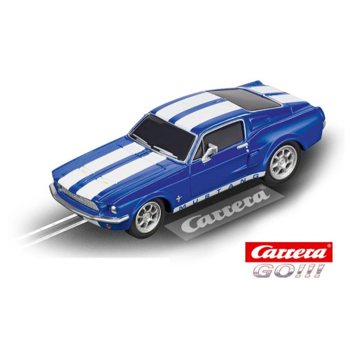 Carro Carrera Go Ford Mustang 67 Racing Blue