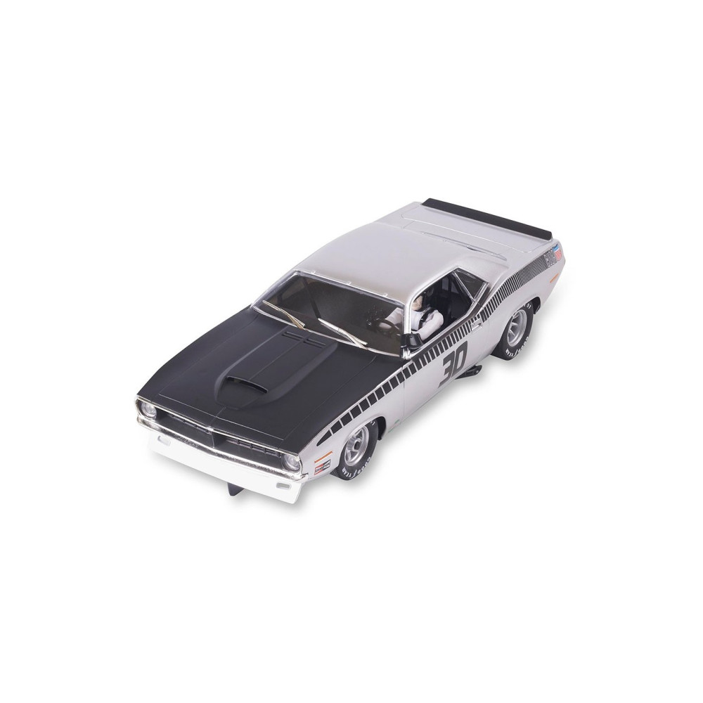 Scalextric Advance E10432S300 Plymouth barracuda #30 Silver