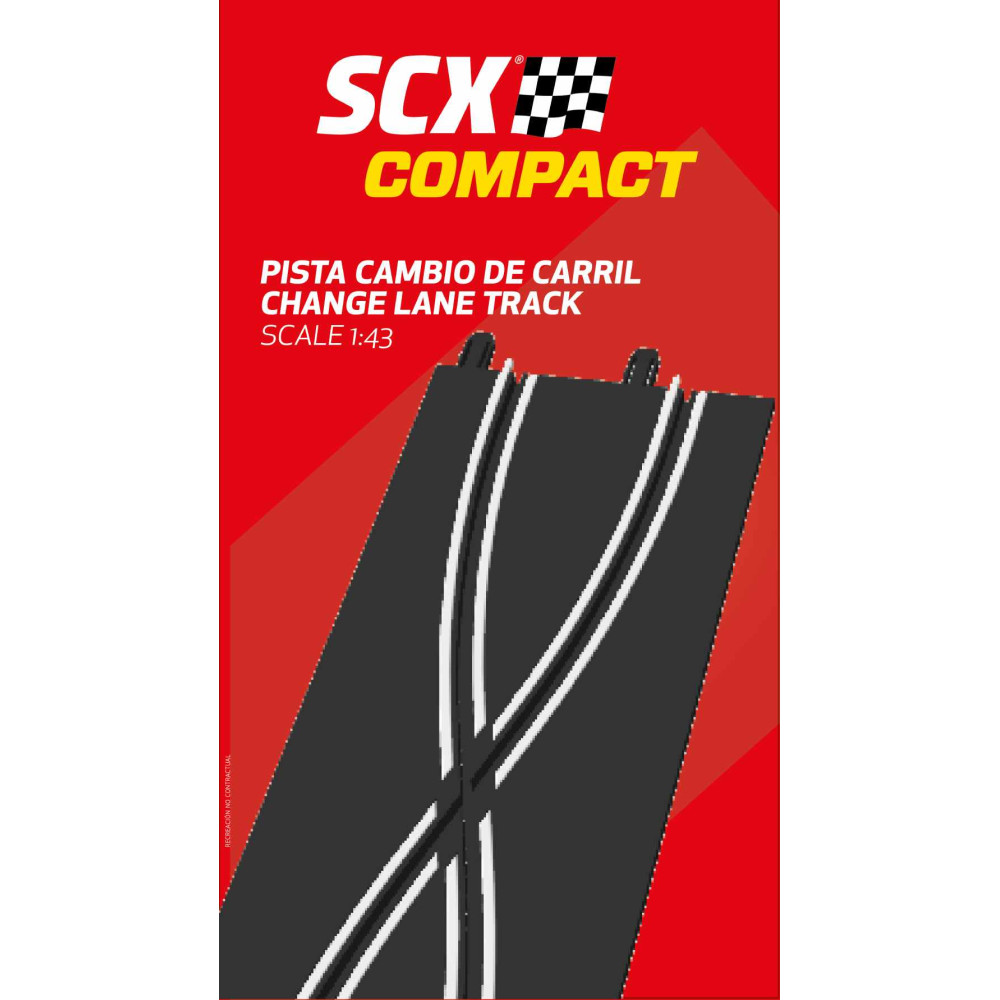 Scalextric Compact 2 guias+ trencillas