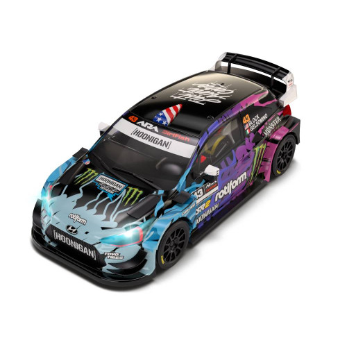 Coche de Scalextric Analógico Hyundai i20 WRC Block