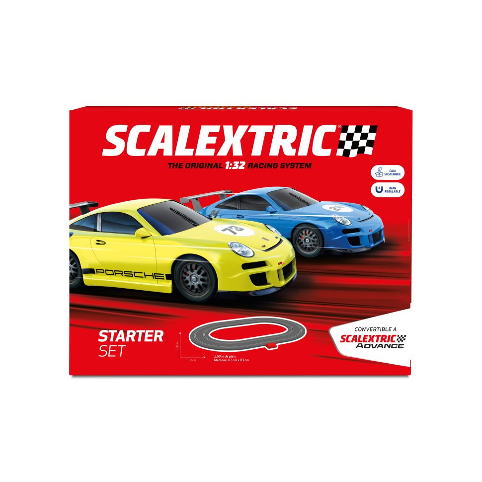 Circuito de corrida Scalextric Analogico Starter Set