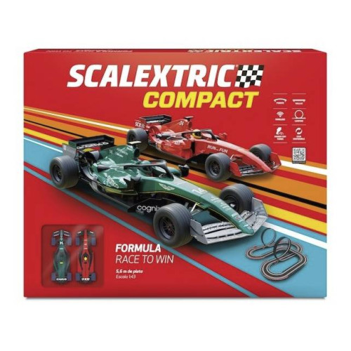 Circuito de Scalextric Compact Formula Race to Win Wireless