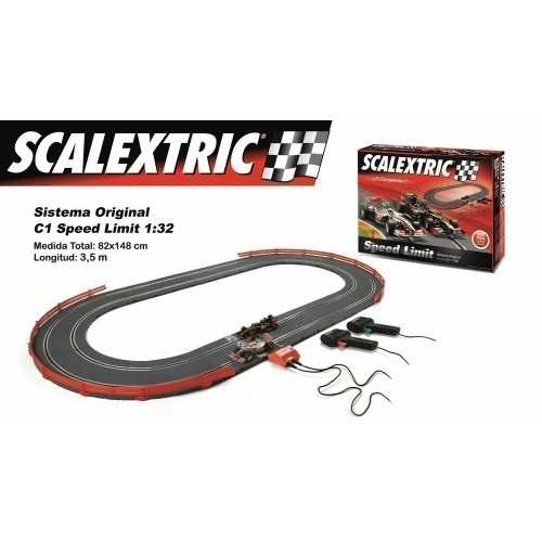 Limite de velocidade F1 do circuito analógico Scalextric C1