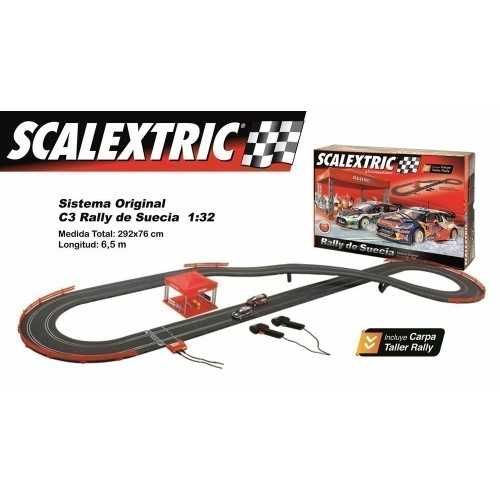 Circuito analógico Scalextric C3 Rally da Suécia