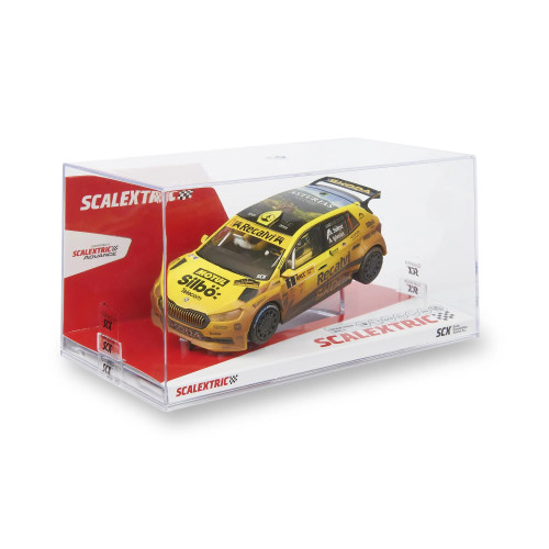 Carro de Scalextric Advance Skoda Fabia WRC2 - Cohete Suárez Mud Effect