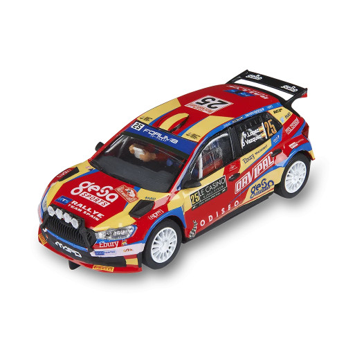 Carro de Scalextric Advance Skoda Fabia WRC2 - Pepe López