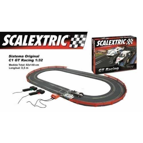 Circuito analógico Scalextric de corrida C1 GT