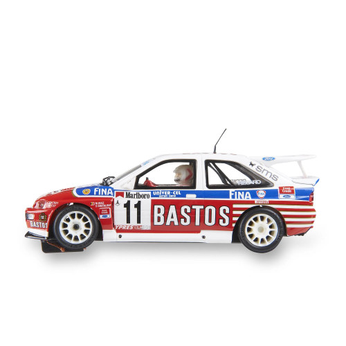 Coche de Scalextric analógico Ford Escort Cosworth - Rally Ypres '95
