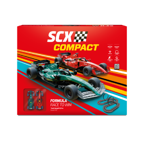 Circuito de corridaScalextric Compact Formula Race to win