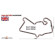 Circuito analógico Scalextric C2 Grã-Bretanha Silverstone
