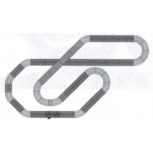 Circuito Escalextric Analógico C3B Adrenalina Cup