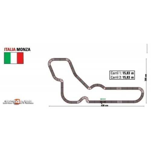 Circuito analógico Scalextric C2 Italia Monza