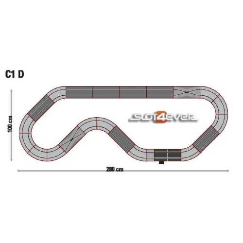 Circuito de Scalextric Analógico C1D GT Racing