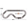 Circuito analógico Scalextric de corrida C1D GT